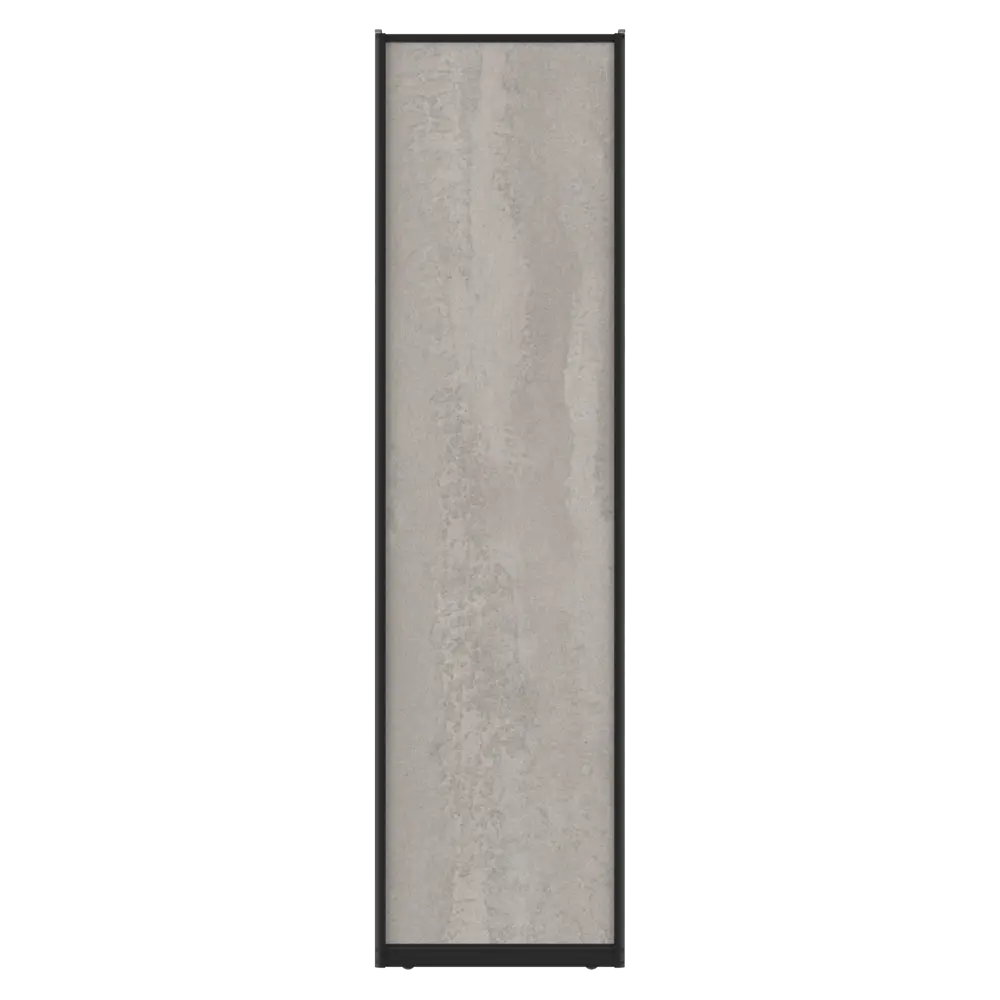 Дверь-купе KONSENSA 225.5x60.4 см МДФ цвет бетон профиль черный STLM-2187073 - Вид №1