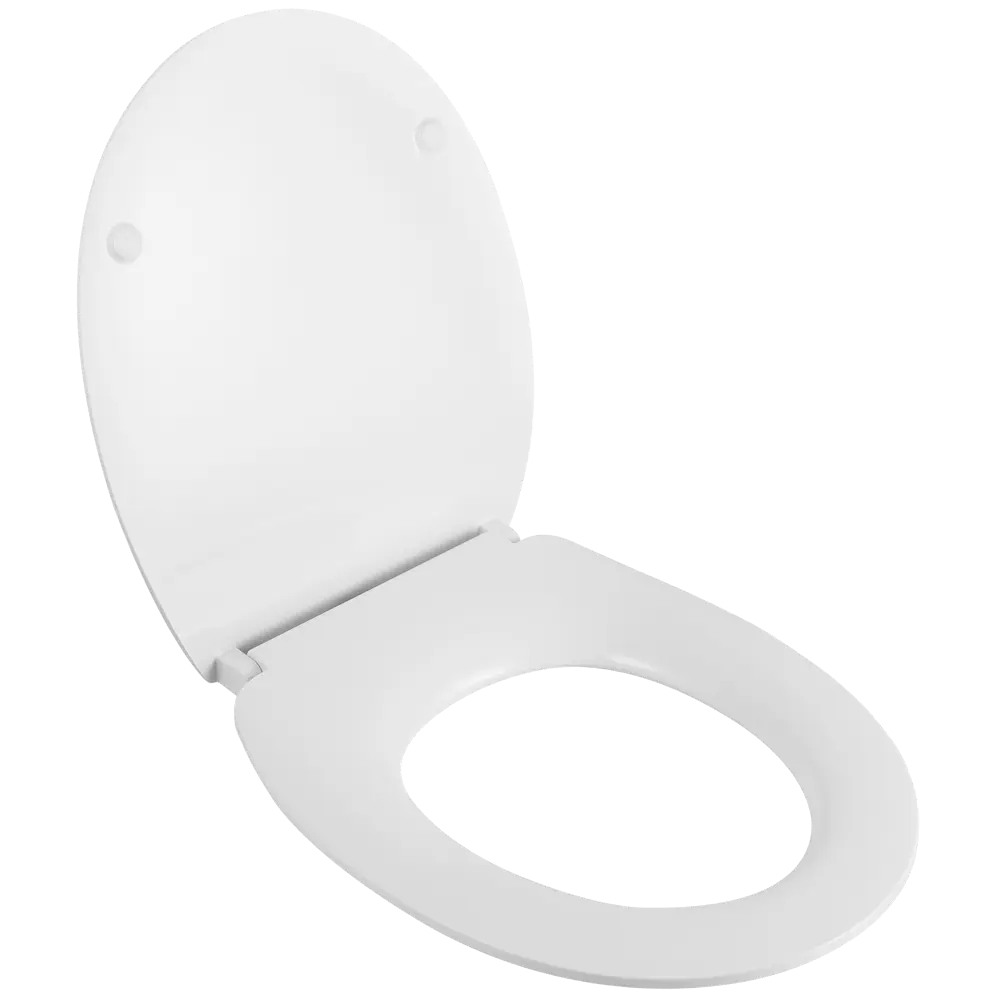 Сиденье для унитаза KONSENSA Силла овал с микролифтом цвет белый STLM-2123723 - Вид №1