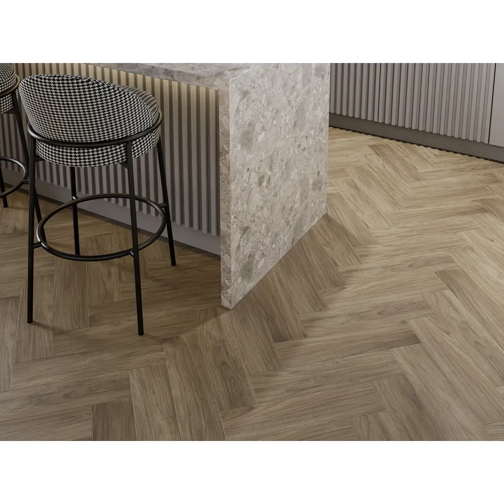 Глазурованный керамогранит Gracia Ceramica Cozy 12.5x50 см 0.875 м² матовый цвет бежевый STLM-2103575 - Вид №5