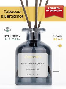 90795441 Ароматический диффузор Tobacco & Bergamot 100 мл STLM-0385911 AROMANCE