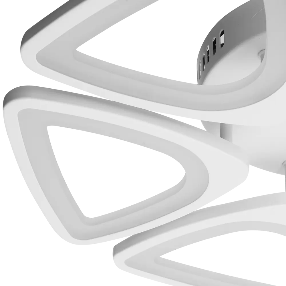 Люстра потолочная светодиодная Escada 10218/6LED 85W с пультом управления, 22 м², регулируемый белый свет, цвет белый STLM-2089098 - Вид №8
