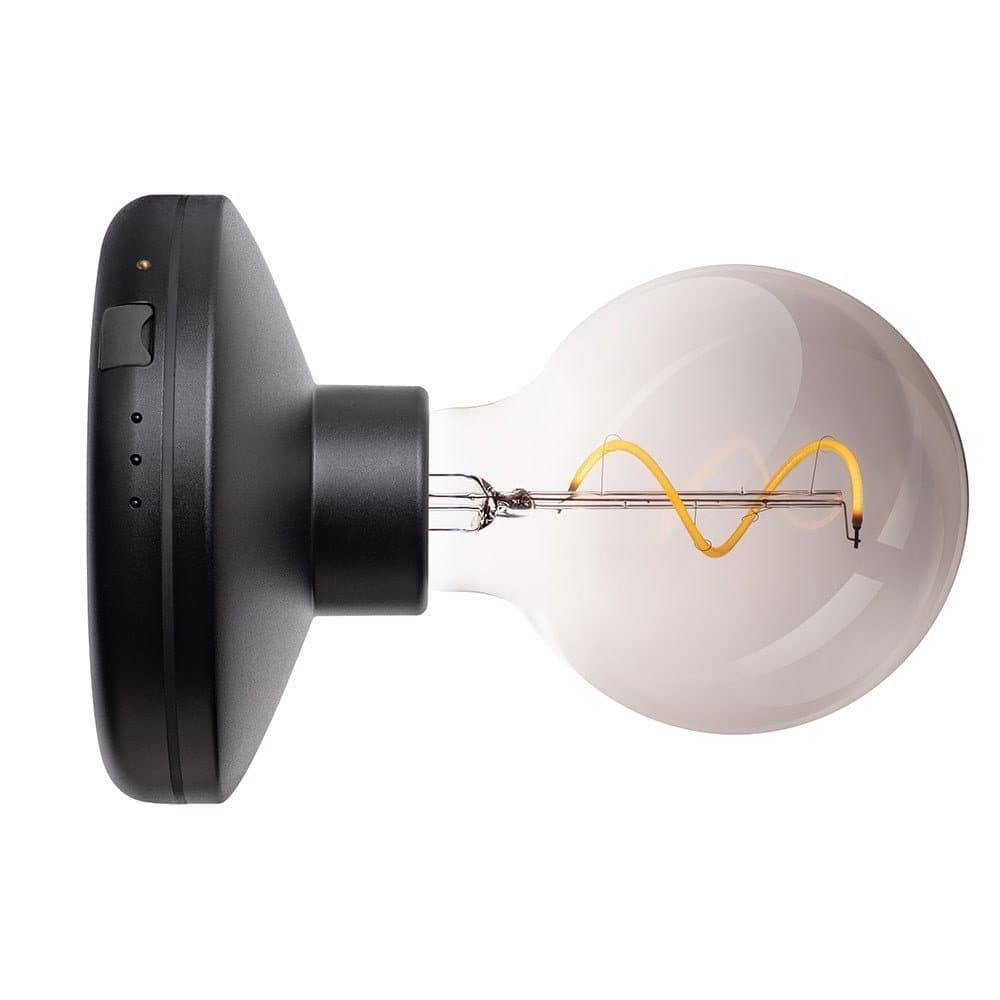 Беспроводная алюминиевая и стеклянная настенная лампа In Stock Humble ARCH-00088818 - Вид №1