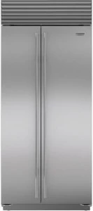 Sub-Zero Встраиваемый холодильник из нержавеющей стали с морозильной камерой класса а +  Icbbi-36s/s/th