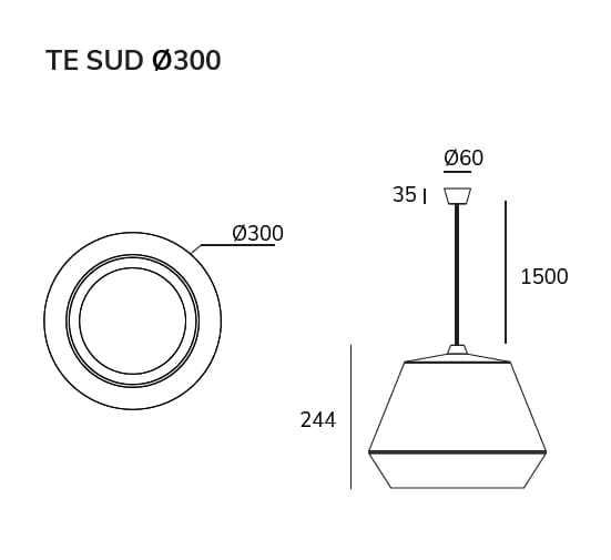 Термокрытый алюминиевый светодиодный подвесной светильник Exporlux KASA TE SU ARCH-00119075 - Вид №3