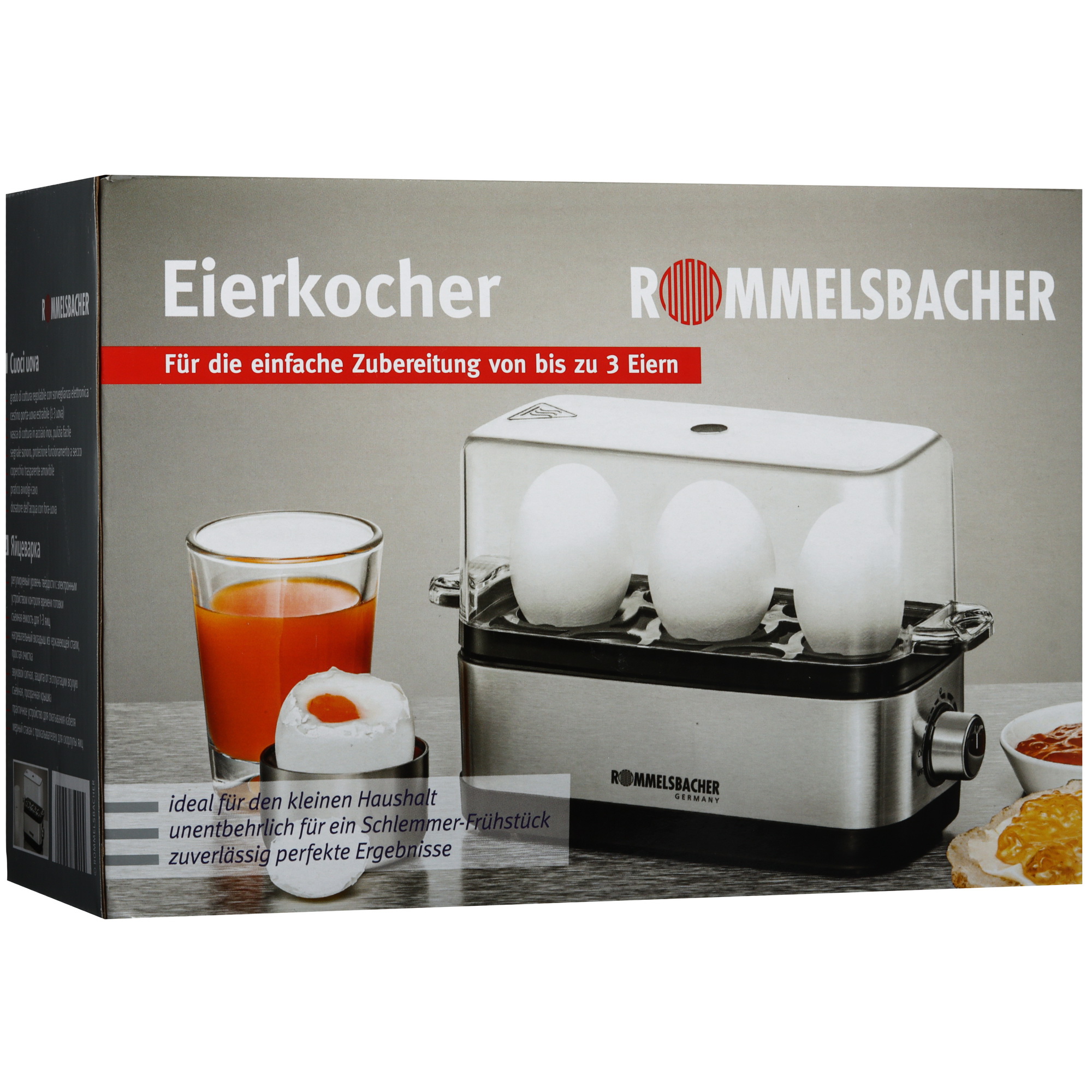 5354475 Яйцеварка Rommelsbacher ER 300 серебристый STDN-0053196 - Вид №9
