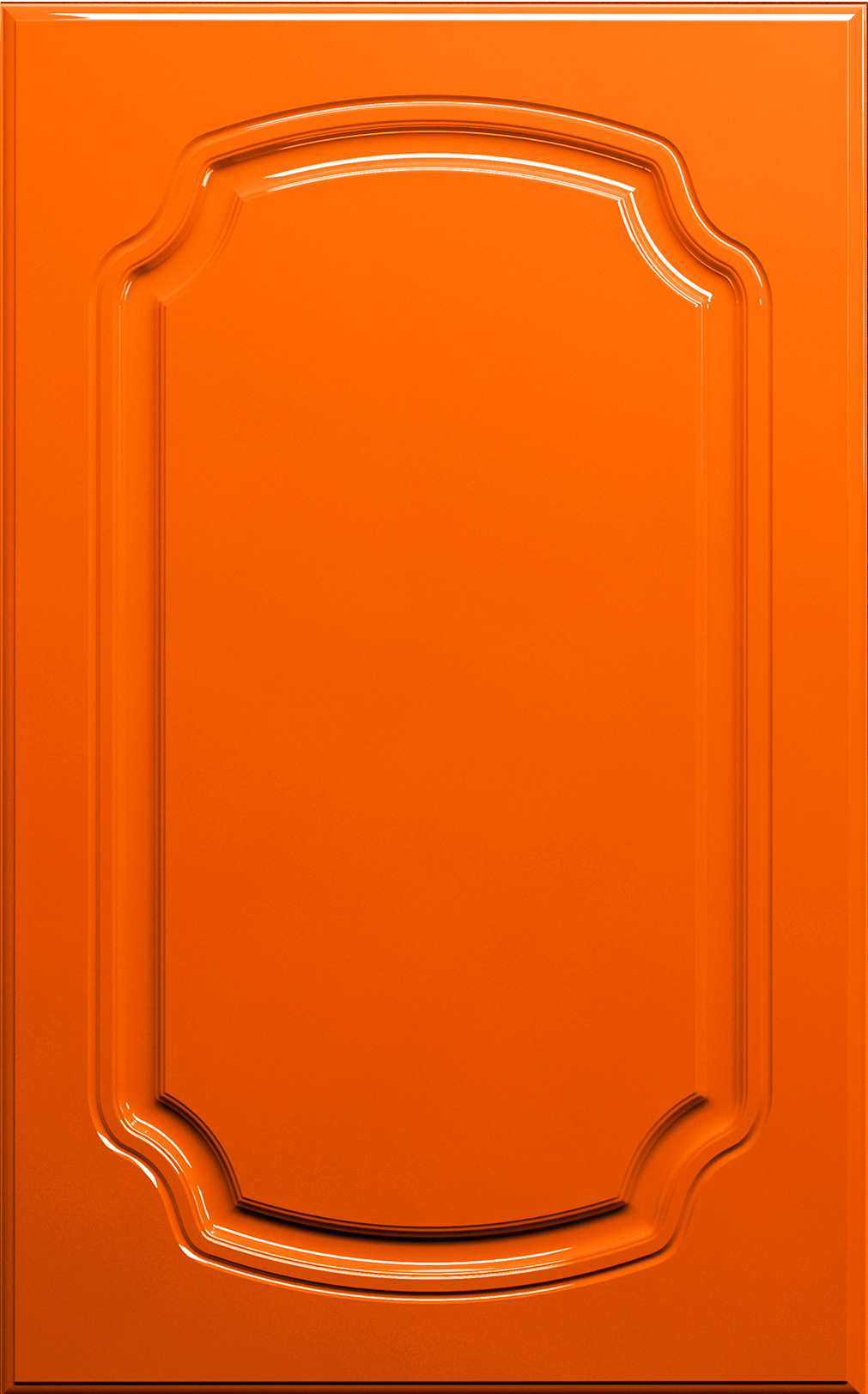 Фасады для кухни Классика Фрезеровка «Классика Романская» Оранжевый глянец №185 SIDAK SIST1298-204