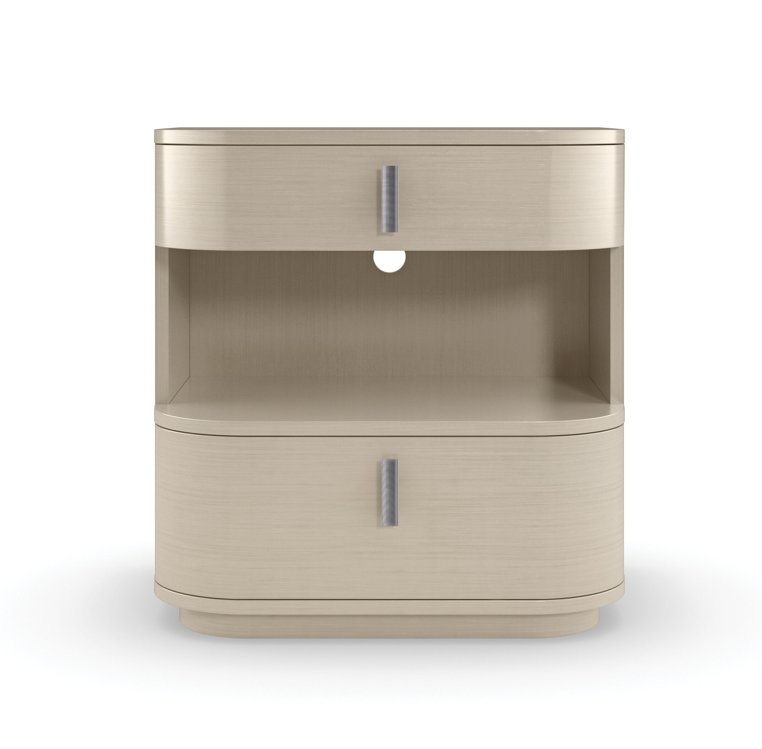 Деревянная прямоугольная тумбочка с ящиками Caracole для жизни ARCH-00097169 - Вид №2