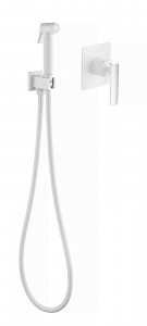 4389/00-16SM Смеситель встроенный с гигиеническим душем Timo Torne хром-белый