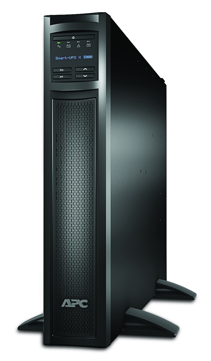 SMX3000RMHV2UNC Smart-ups x 2700 watts / 3000va rack/tower lcd 200-240v with network card, interface port smartslot, usb, extended runtime model, 2 u APC Santreyd  - Вид №4