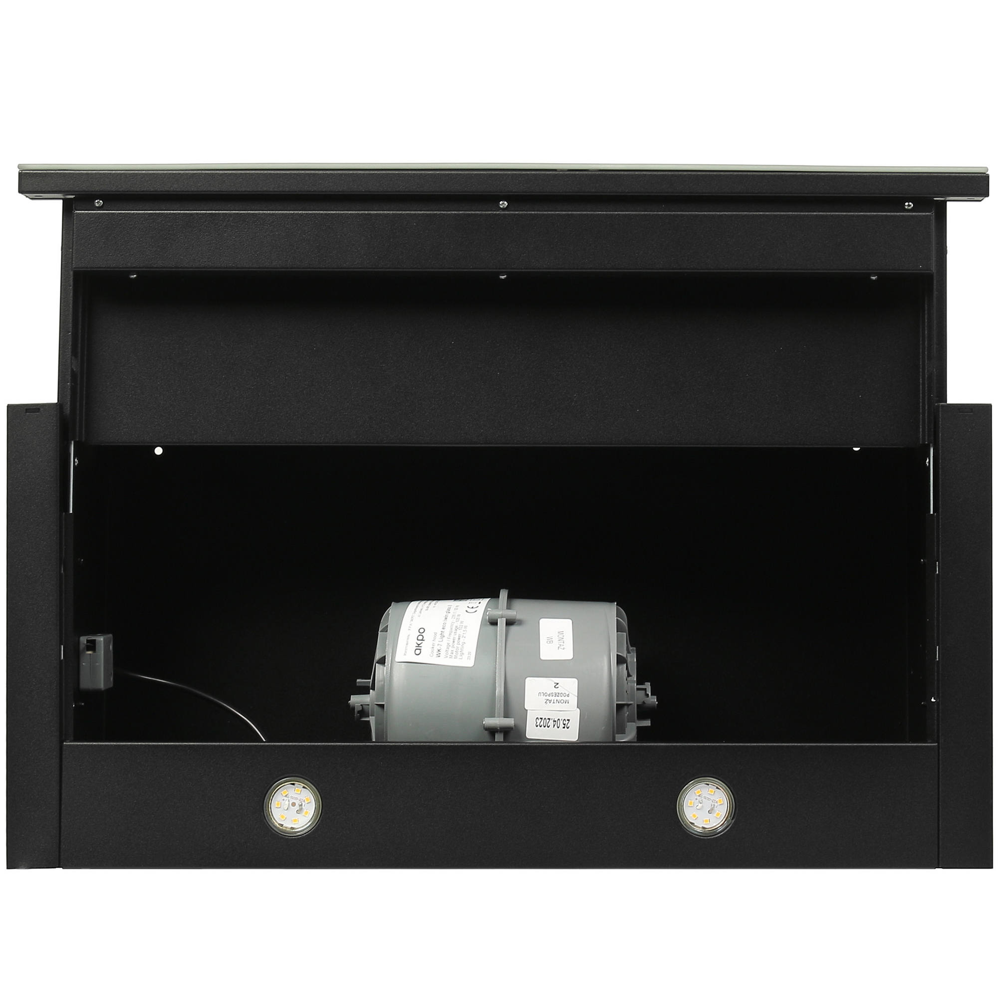 9940346 Вытяжка телескопическая Akpo WK-7 Light eco twin glass II черный/черный STDN-0075109 - Вид №9