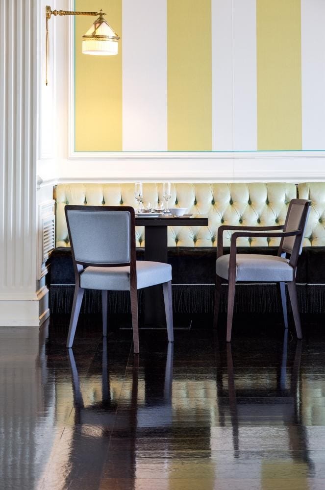 Мягкий тканевый стул с подлокотниками Cizeta GAMMA ARCH-00031829 - Вид №8