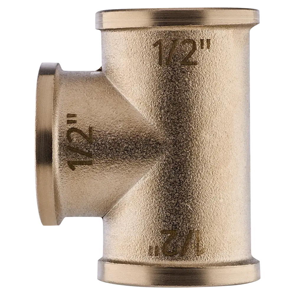 Тройник MONLID 1/2" ВР мм никелированная латунь STLM-2167388 - Вид №2