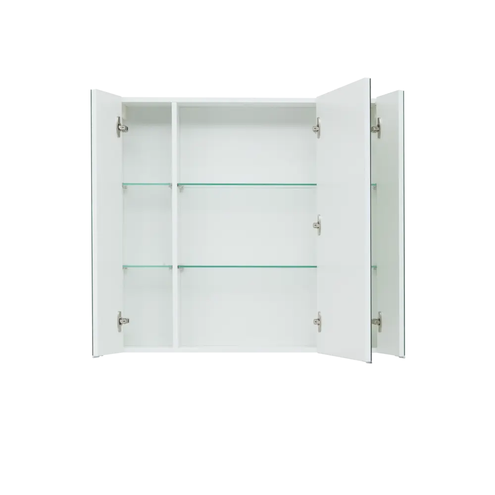 Шкаф зеркальный подвесной «Алвита» 90x85 см цвет белый 82407348 STLM-2079033 Santreyd - Вид №1