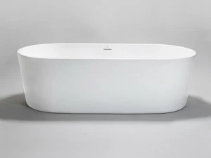 Blu Bathworks® Отдельностоящая овальная акриловая ванна Pisa Bt8004b16