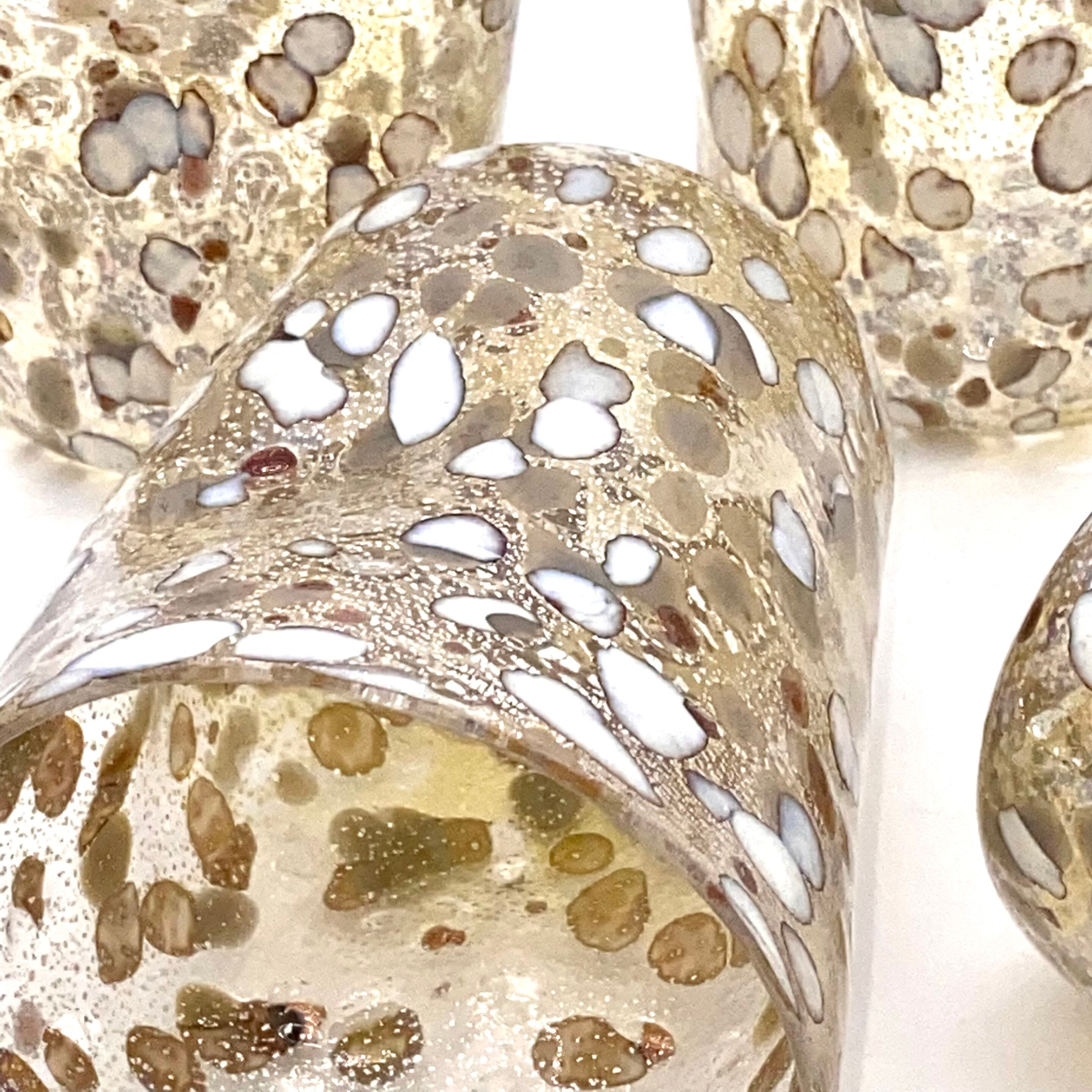 Набор из шести стаканов из муранского стекла ручной работы YourMurano готы ARCH-00001660 - Вид №5