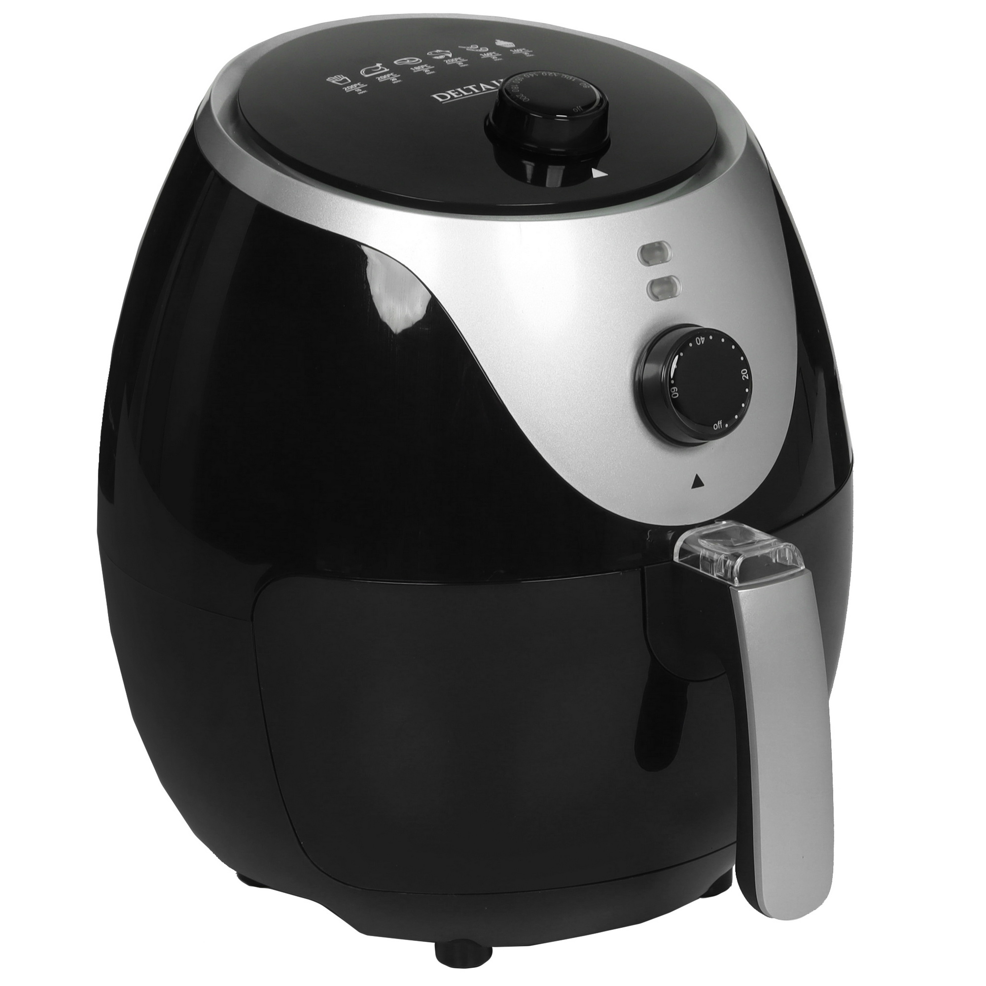 5354882 Аэрогриль DELTA LUX DE-6102 черный STDN-0143627