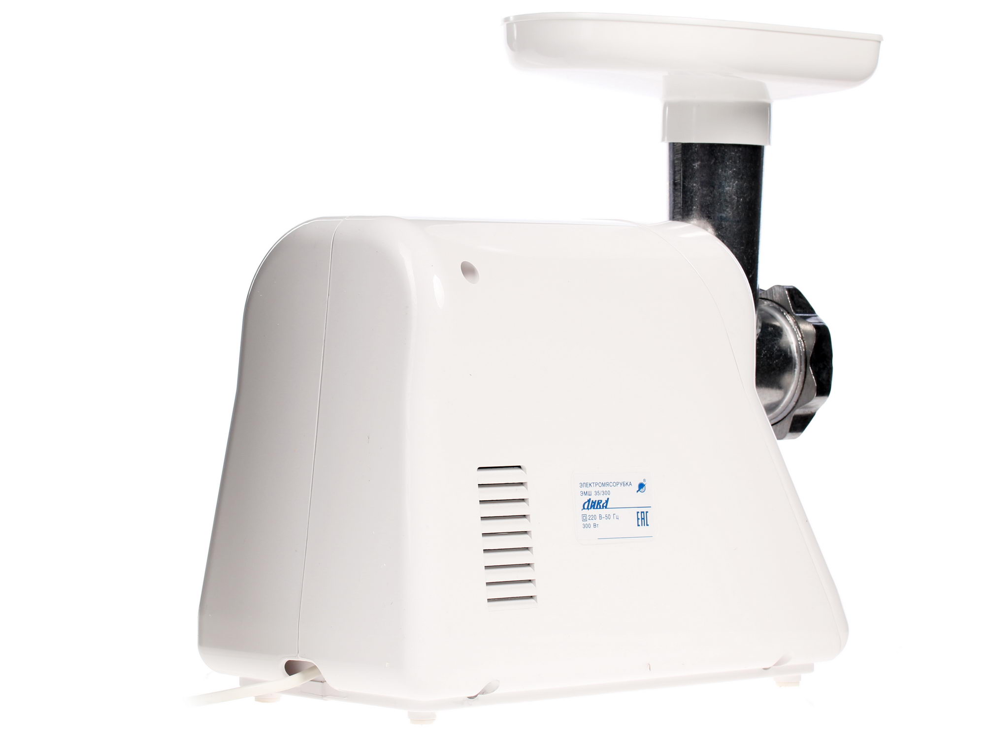 1014020 Мясорубка электрическая Ротор ДИВА  ЭМШ 35/300-3 белый STDN-0046865 - Вид №4
