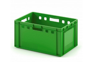 16480463 Пластиковый ящик Е3 зеленый PS 4270.70 Пластик система