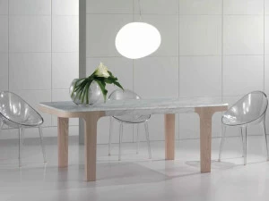 International Marmi Прямоугольный стол из каррарского мрамора Contemporary Im9010