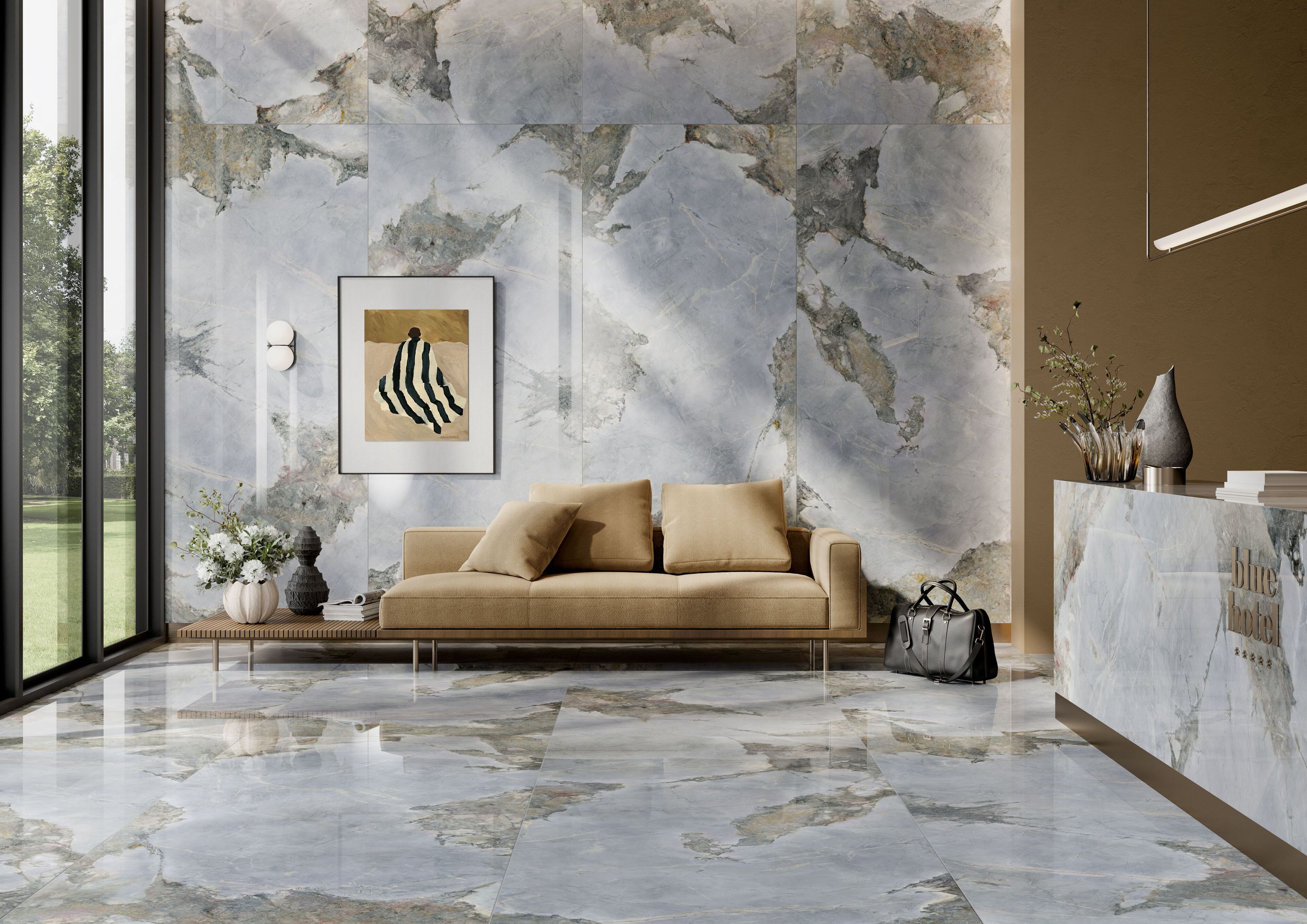 Пол / керамогранит с мраморным эффектом Ceramica Rondine INVISIBLE ARCH-00106333 - Вид №3