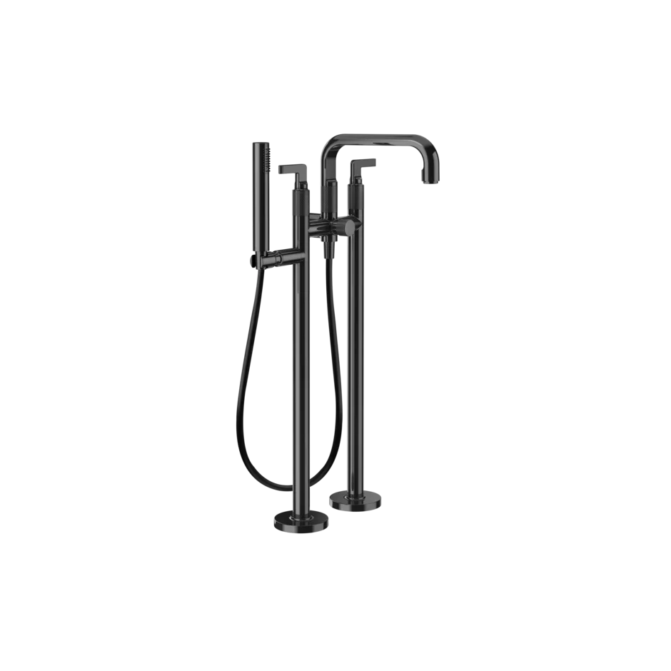 Смеситель для ванны 58029 706 Gessi Inciso ЧЕРНЫЙ МЕТАЛЛ PVD 58029706