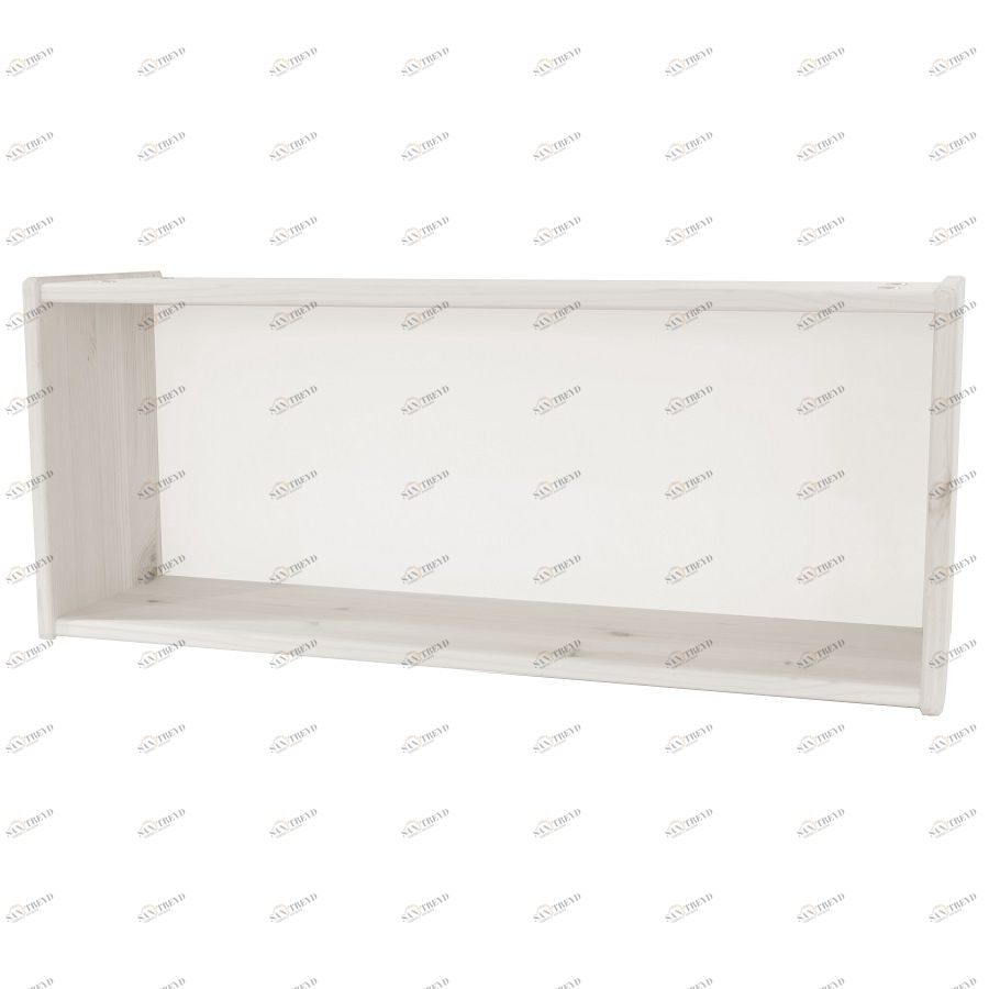 Полка Flexa Classic storage одиинарная, белая, искусственно состаренная 82701352
