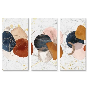 Картина на МДФ Абстракция 30x60 см 3 шт