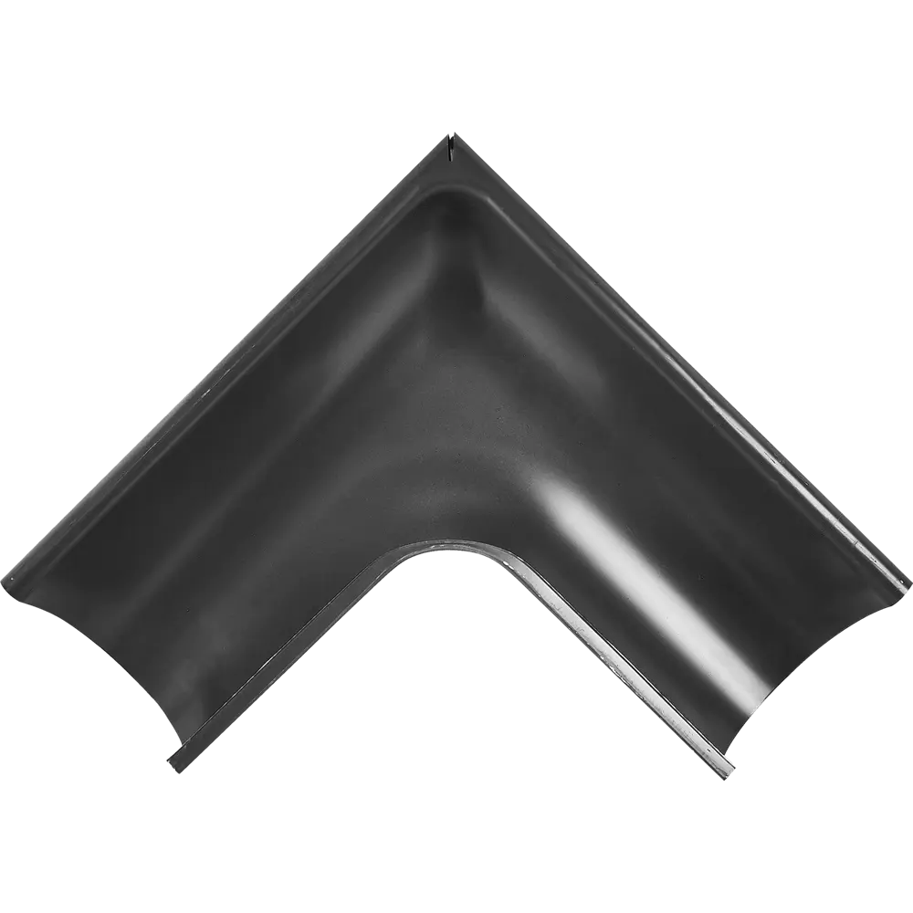 Угол внешний желоба сталь Интерпрофиль 7 мм 330 мм цвет серый STLM-2164407 - Вид №1