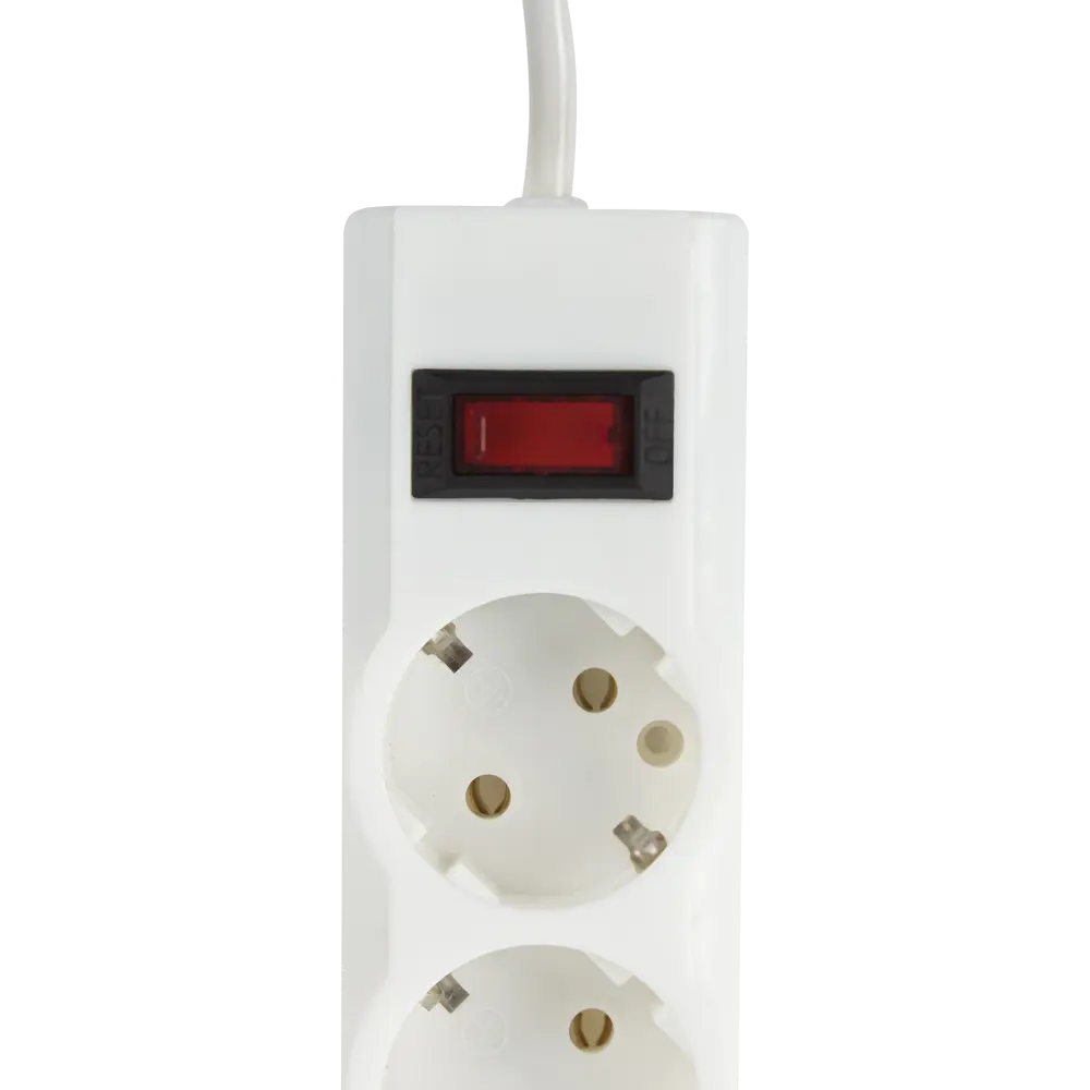Сетевой фильтр для электроники ES 5 розеток 3 м цвет белый DEFENDER STLM-2005210 - Вид №2