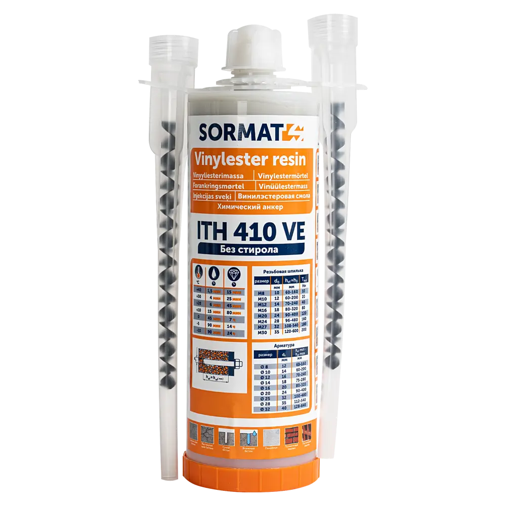 Анкер химический ITH 410 VE 410 мл SORMAT STLM-2103332