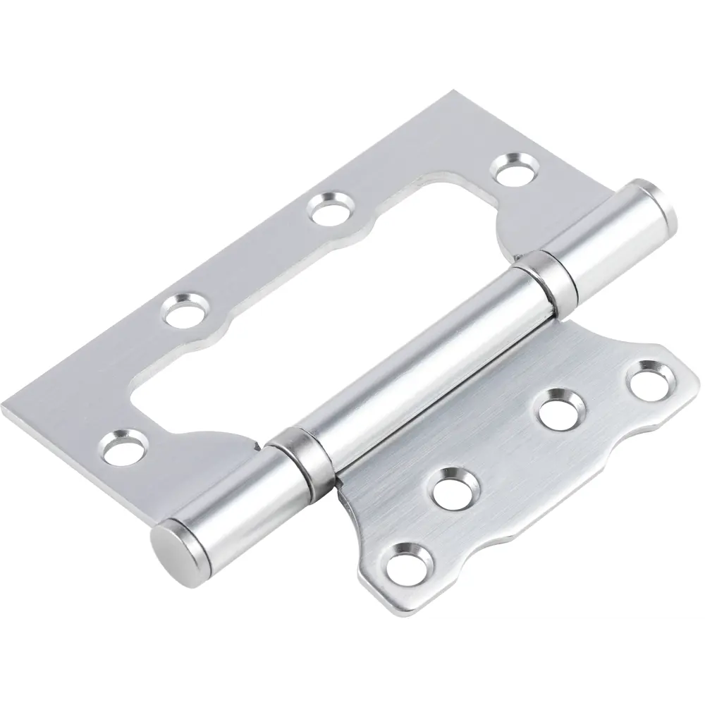 82674840 Петля дверная универсальная без врезки EDS-BUT 100x75x2.5 мм сталь цвет матовый хром STLM-0033670 EDSON  - Вид №2