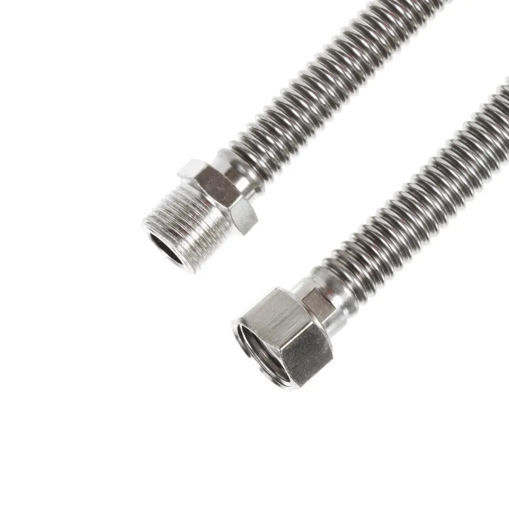 Гибкая подводка для газа сильфонного типа 1/2" штуцер-гайка 300 см Santreyd STLM-2102418 - Вид №1