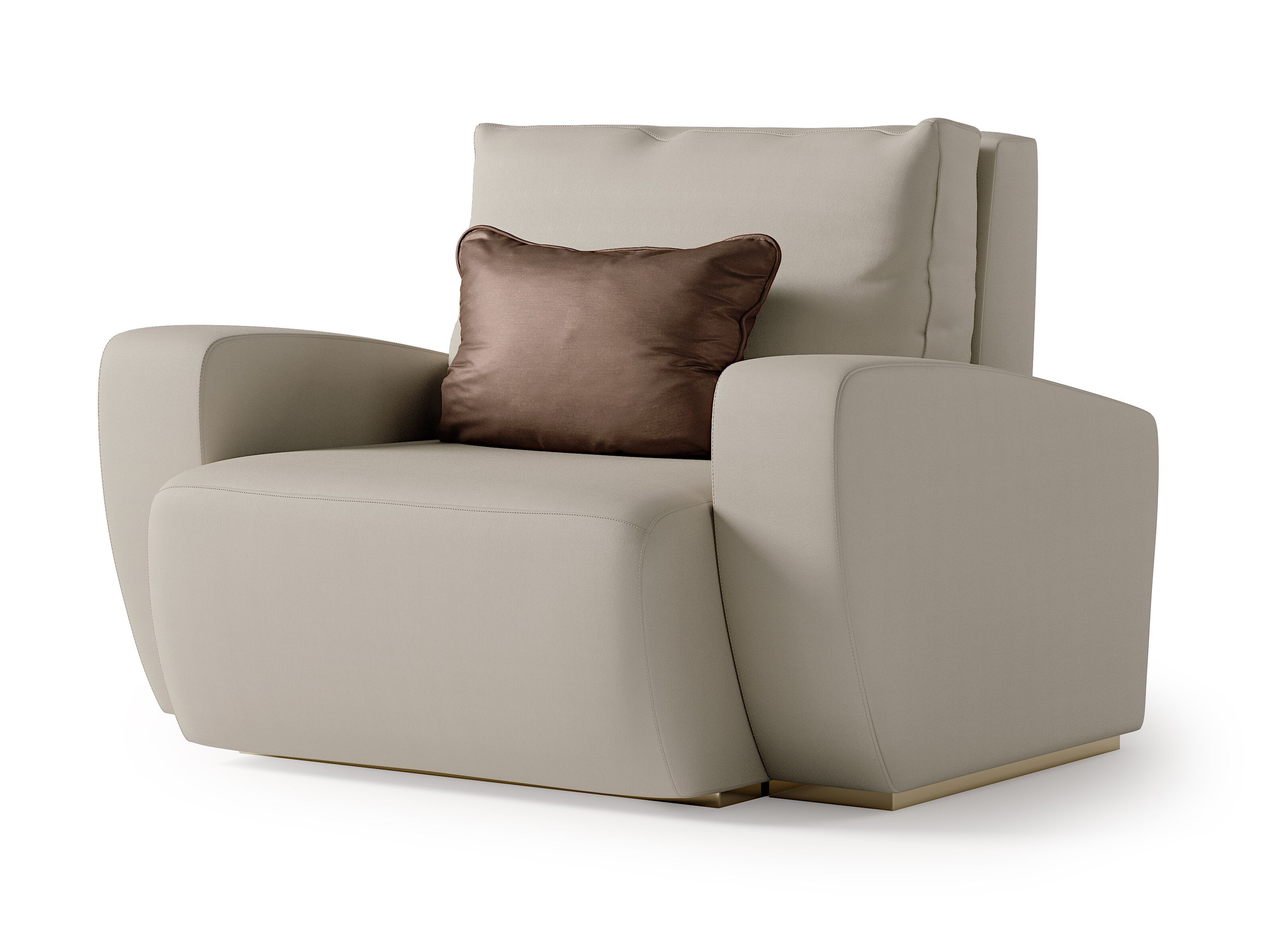 Кожаное кресло с подлокотниками Bizzotto Italia Atmosphera ARCH-00123643