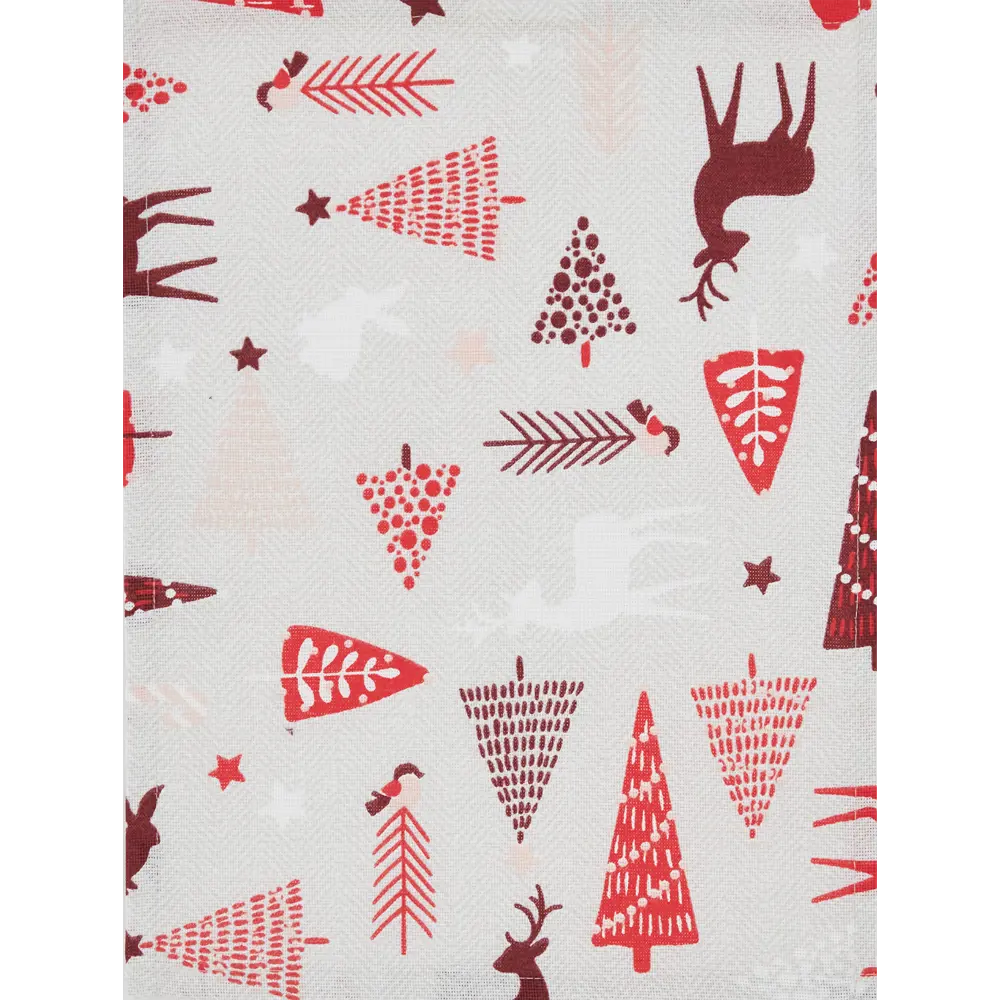 Салфетка сервировочная Скандинавия 40x30 см серо-красная Altali STLM-2009515