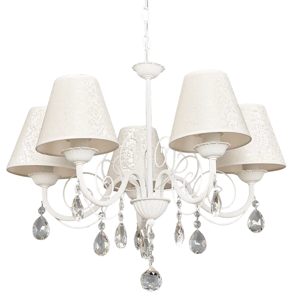 Люстра подвесная Светпромъ под лампу Е14 металл цвет белый STLM-2198267 - Вид №3