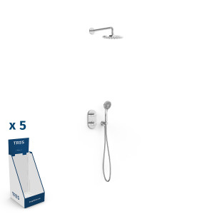 Комплект 2-ходовых скрытых термостатических кранов Therm-Box Therm-Box для душа-21525004BX TRES