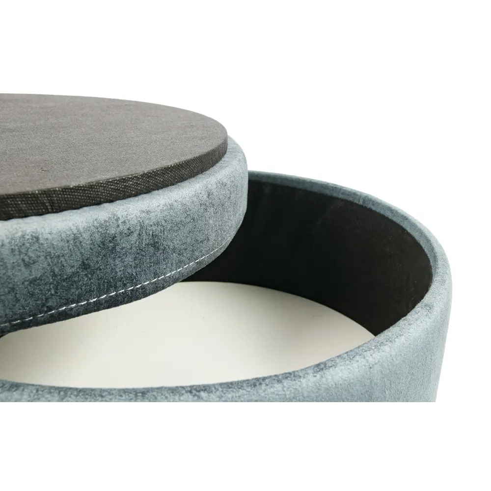 Santreyd Табурет Бета-10 Elza - Синий деревянный пуф для современного интерьера 89365222 STLM-1099582 - Вид №4