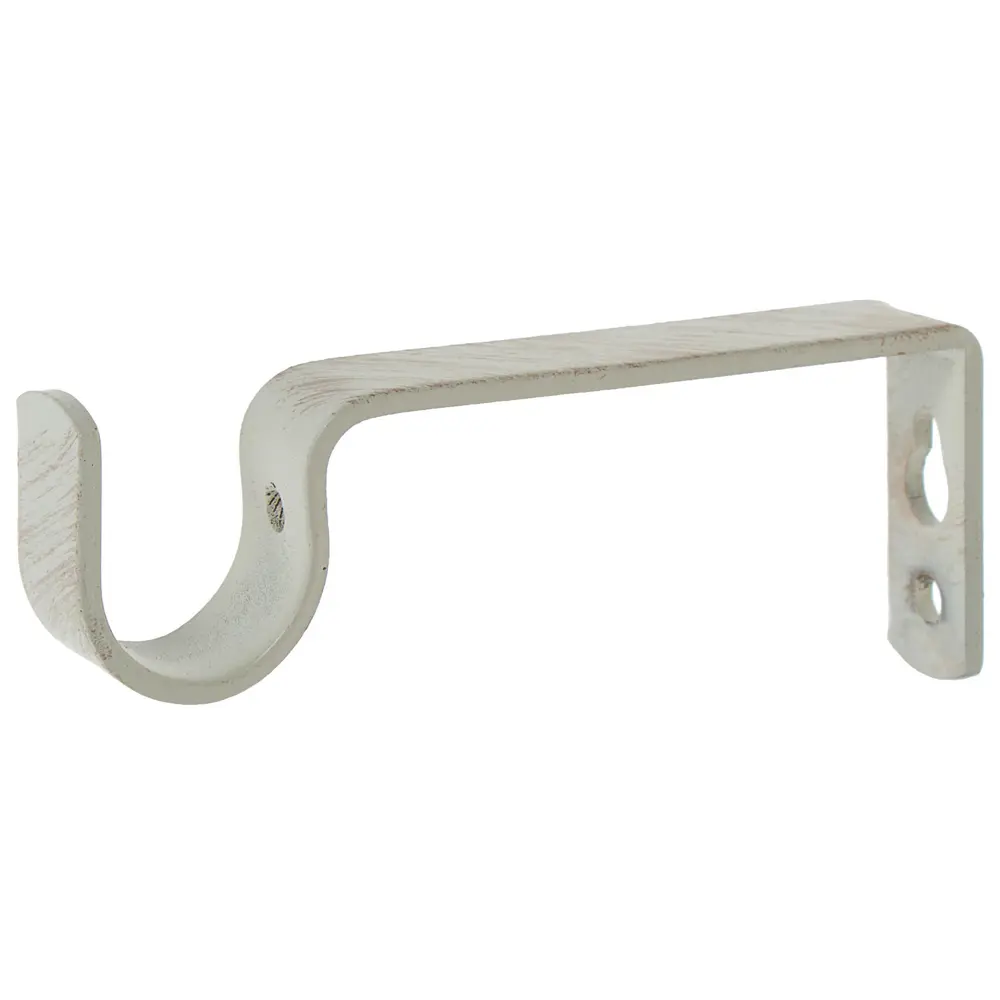 Держатель однорядный простой Inspire 8,5 см цвет белый антик STLM-2199122