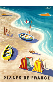90608915 Постер Простопостер "Лодки - лодки на пляже франции" 70x50 см в подарочном тубусе STLM-0305734 Santreyd