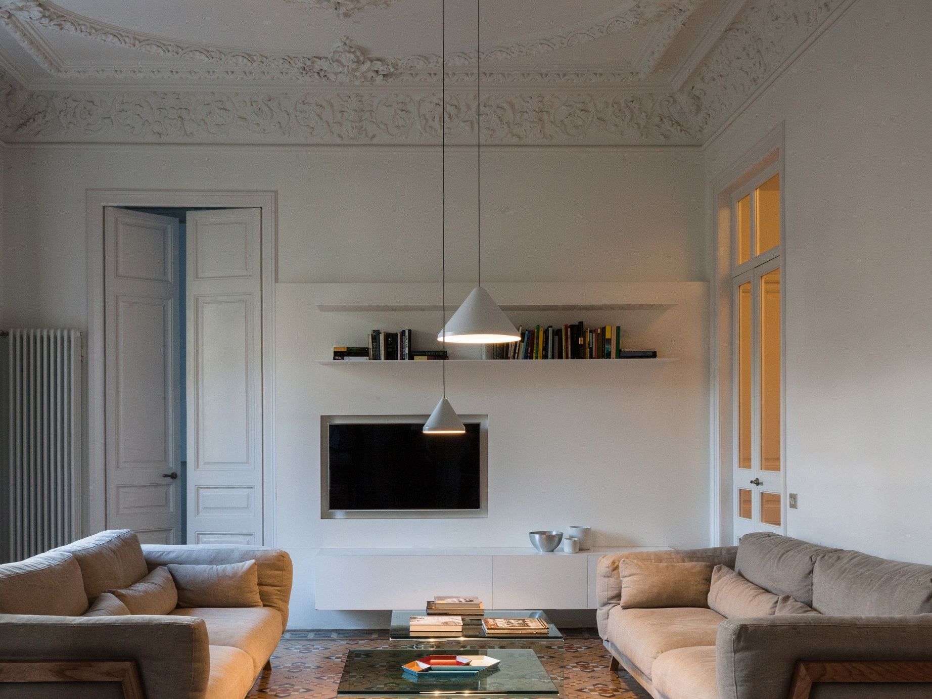 Светодиодный подвесной светильник из углеродного волокна Vibia ARCH-00083380 - Вид №1