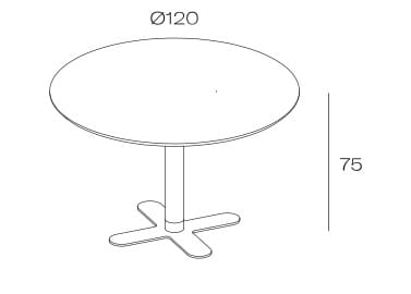 Круглый стол из ясеня Vergés Muga ARCH-00036853 - Вид №3