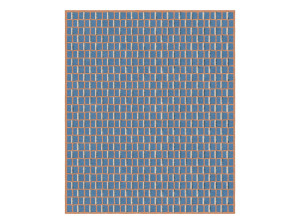 Прямоугольный ковер ручной работы