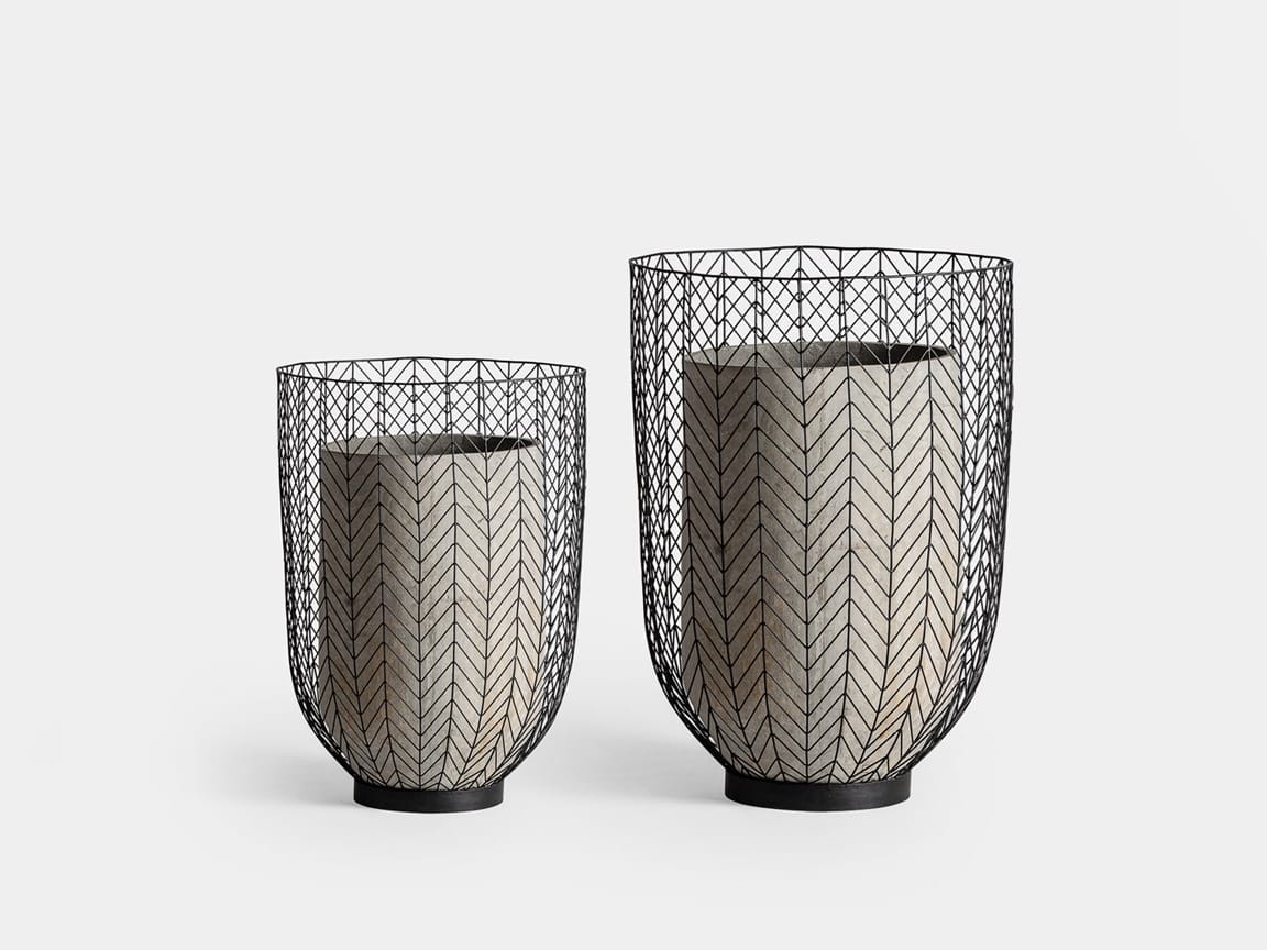 Набор цементных и железных Горшков Vical Home Plissé Metal ARCH-00077111