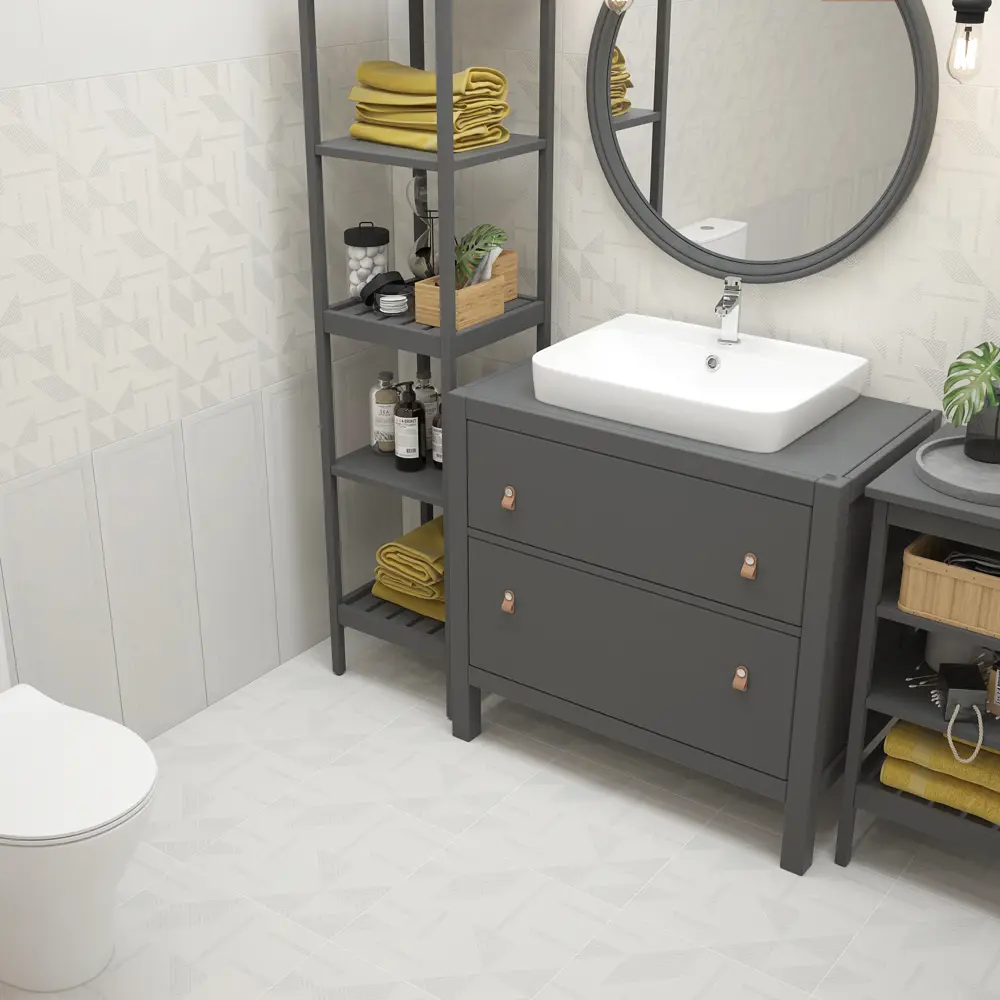 Керамогранит Керамин Сонет 40x40 см 1.76 м² цвет серый STLM-2100113 - Вид №3