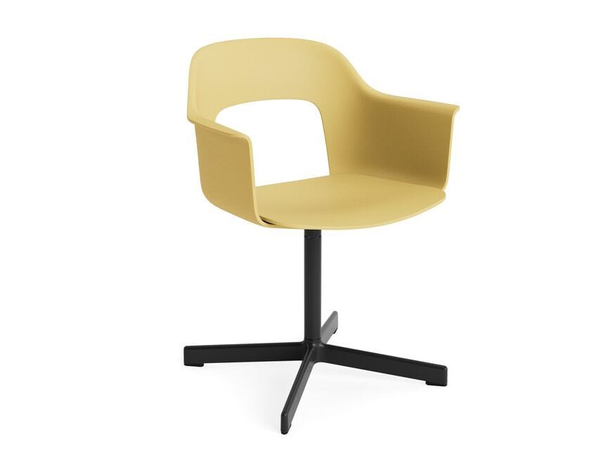 Вращающееся кресло из полипропилена с подлокотниками Hay макет ARCH-00133806 - Вид №23