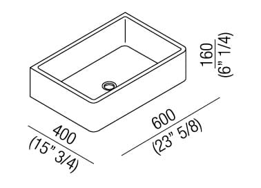 Прямоугольная столешница из каррарского мрамора Agape Carrara ARCH-00070252 - Вид №2