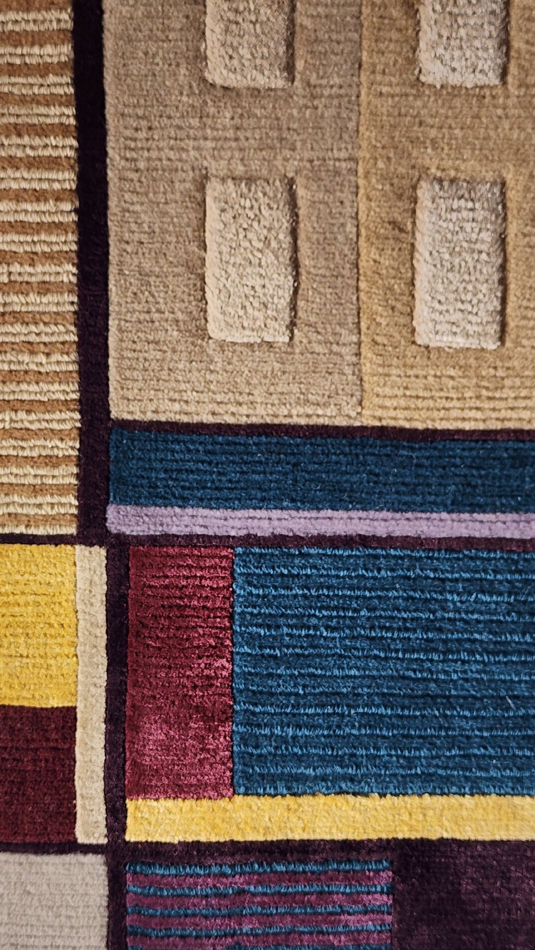 Прямоугольный ковер ручной работы Tapis Rouge абстракция ARCH-00073322 - Вид №8