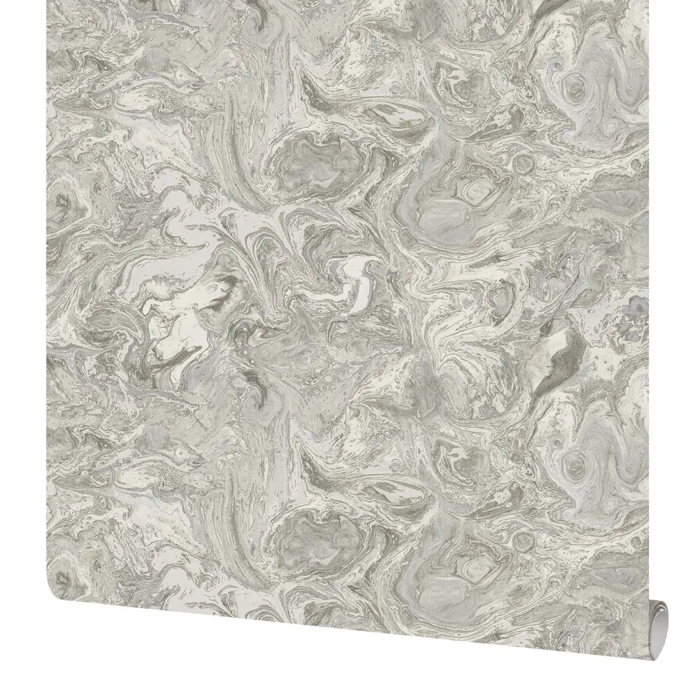 Флизелиновые обои Wiganford Crystal с текстурой кристаллов в серых тонах 86142998 STLM-1568031