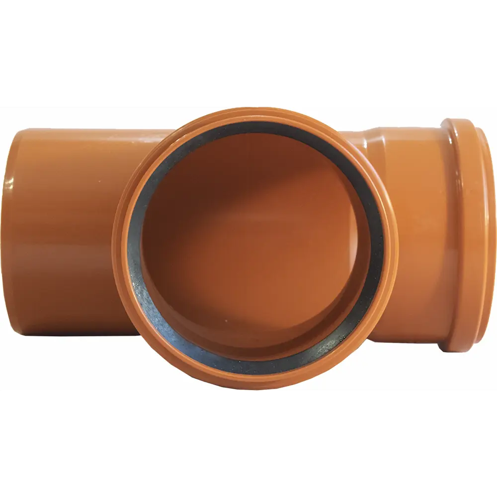 Тройник наружный 87 градусов 110x110 мм ОПТИПЛАСТИК STLM-2194931 - Вид №2