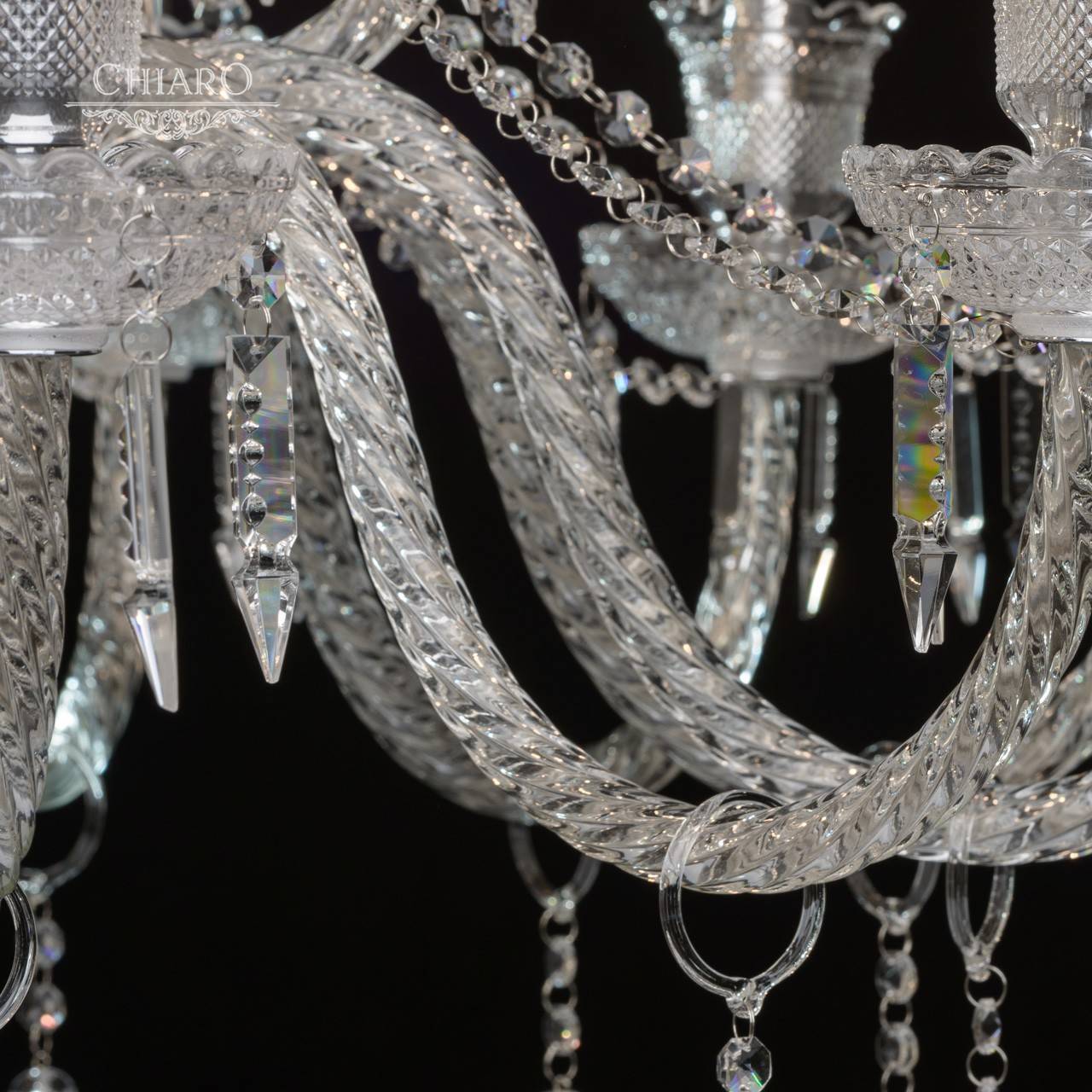 Подвесная люстра Chiaro Барселона 313012418 хром CHIARO ДИЗАЙНЕРСКИЕ, БАРСЕЛОНА 059397 Хром  - Вид №2